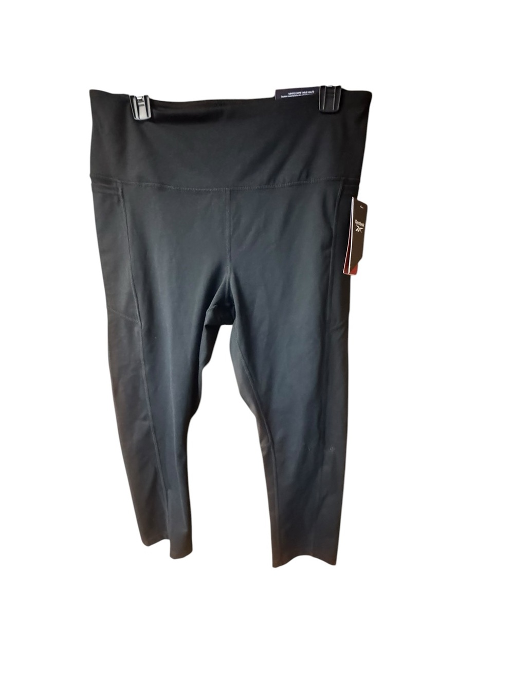 Reebok Black Skinny Capri High Rise